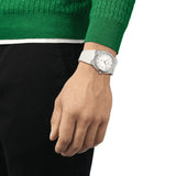 Tissot PRX White Rubber Strap Men Watch T1374101701100