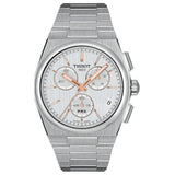 Tissot PRX Silver Stainless Steel Strap Men's Watch - Chronograph | T1374171103100