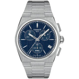 Tissot PRX Silver Stainless Steel Strap Men's Watch - Chronograph | T1374171104100