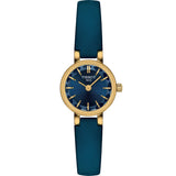Tissot Lovely Round Blue Leather Strap Women's Watch T1400093604100