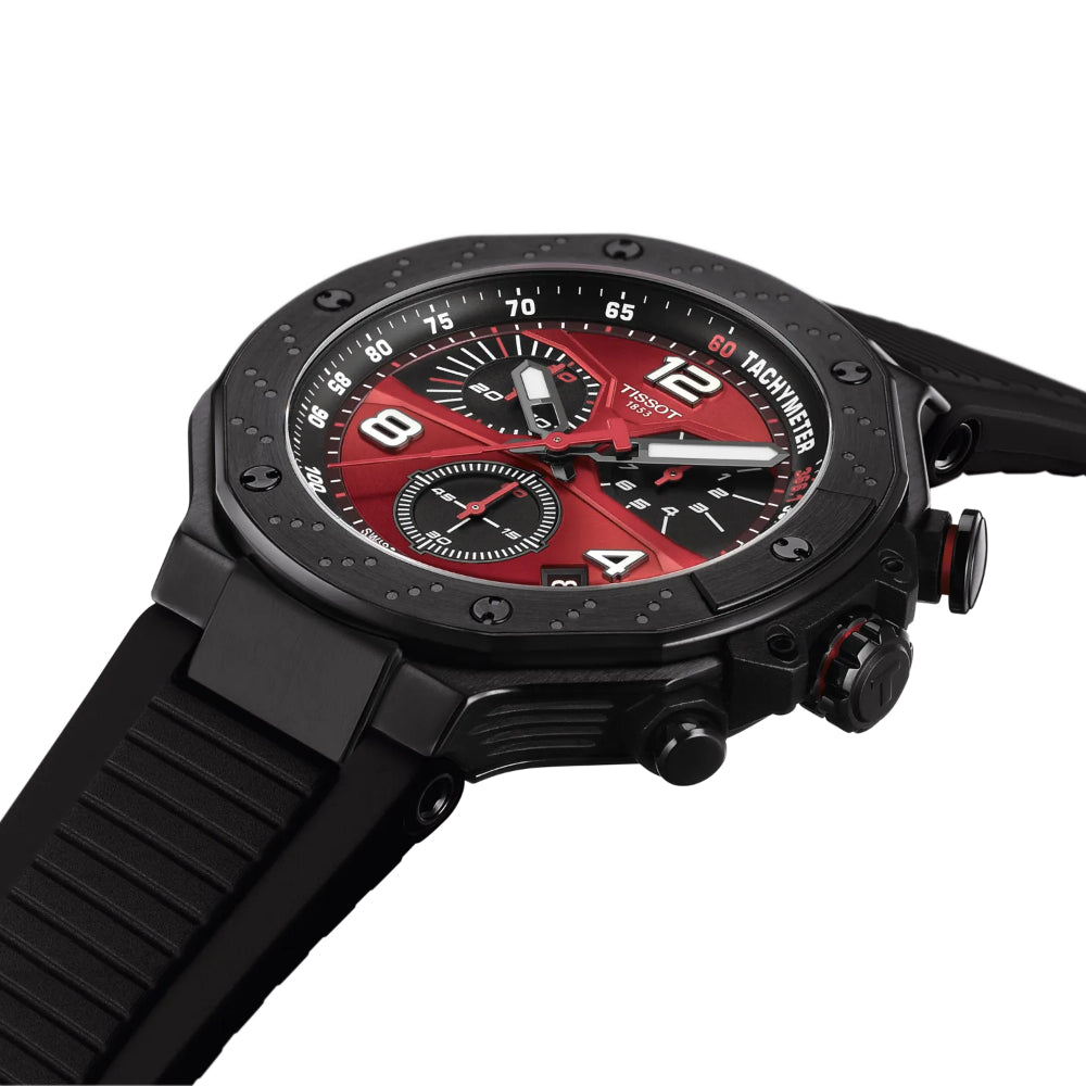 Tissot T-Race MotoGP Black Synthetic Strap Men's Watch T1414173742200