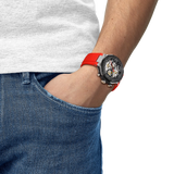 Tissot T-Race Red Rubber Strap Men's Watch T1414622705100