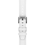 Tissot T-Race White Synthetic Strap Women Watch T1418179711100