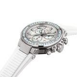 Tissot T-Race White Synthetic Strap Women Watch T1418179711100