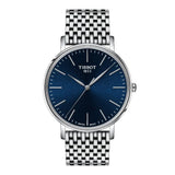 Tissot Every Time Blue Dial Silver Stainless Steel Strap Men Watch T1434101104100