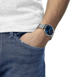 Tissot Every Time Blue Dial Silver Stainless Steel Strap Men Watch T1434101104100