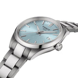 Tissot PR 100 Blue Dial Silver Stainless Steel Strap Women Watch T1502101135100