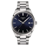 Tissot PR 100 Blue Dial Silver Stainless Steel Strap Men Watch T1504101104100