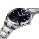 Tissot PR 100 Blue Dial Silver Stainless Steel Strap Men Watch T1504101104100