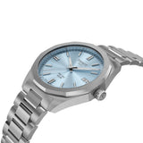 Tissot PRC 100 Ice Blue Dial Stainless Steel Strap Men's Watch T1514221135100