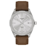 Tissot PRC Brown Leather Strap Men Watch T1514221603100