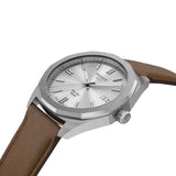 Tissot PRC Brown Leather Strap Men Watch T1514221603100