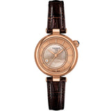 Tissot Desir Brown Leather Strap Women's Watch T1522073652100