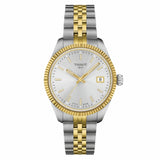 TISSOT BALLADE 34mm TWO-TONE GOLD STEEL WATCH T1562102203100