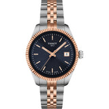 TISSOT BALLADE 34mm TWO-TONE ROSE GOLD STEEL WATCH T1562102204100