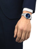 Tissot Gentleman Silver Stainless Steel Strap Men's Watch T1658071104100