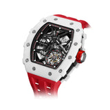 Tsar Bomba Automatic Red FKM Rubber Strap Men's Watch TB8209C-01