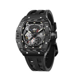 Tsar Bomba Automatic Black FKM Rubber Strap Men's Watch TB8210CFⅡ-01