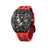 Tsar Bomba Automatic Red FKM Rubber Strap Men's Watch TB8210CFⅡ-03