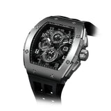 Tsar Bomba Black Silicone Strap Men's Watch TB8211Q-01
