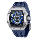 Tsar Bomba Blue Silicone Strap Men's Watch TB8211Q-03