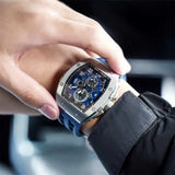 Tsar Bomba Blue Silicone Strap Men's Watch TB8211Q-03