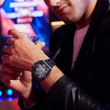 Tsar Bomba Black Silicone Strap Men's Watch TB8211Q-04