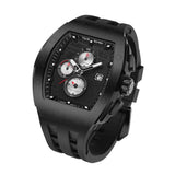 Tsar Bomba Black Silicone Strap Men's Watch TB8211QII-07