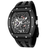 Tsar Bomba Automatic Black FKM Rubber Strap Men's Watch TB8212C-02