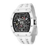 Tsar Bomba Automatic White FKM Rubber Strap Men's Watch TB8212CⅡ-01