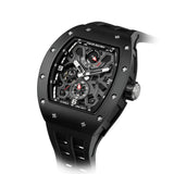 Tsar Bomba Automatic Black FKM Rubber Strap Men's Watch TB8212CⅡ-02