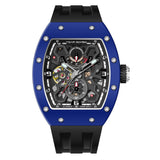 Tsar Bomba Automatic Black FKM Rubber Strap Men's Watch TB8212CⅡ-04
