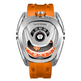 Tsar Bomba Automatic Orange FKM Rubber Strap Men's Watch TB8213A(1+1)-01