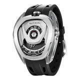 Tsar Bomba Automatic Black FKM Rubber Strap Men's Watch TB8213A(1+1)-02