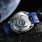 Tsar Bomba Automatic Blue FKM Rubber Strap Men's Watch TB8213A(1+1)-03