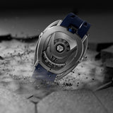 Tsar Bomba Automatic Blue FKM Rubber Strap Men's Watch TB8213A(1+1)-03