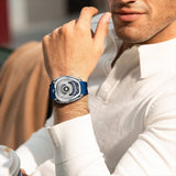 Tsar Bomba Automatic Blue FKM Rubber Strap Men's Watch TB8213A(1+1)-03