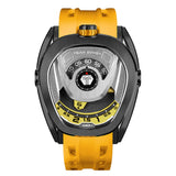 Tsar Bomba Automatic Yellow FKM Rubber Strap Men's Watch TB8213A(1+1)-05