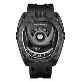 Tsar Bomba Automatic Black FKM Rubber Strap Men's Watch TB8213A(1+1)-06