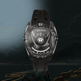 Tsar Bomba Automatic Black FKM Rubber Strap Men's Watch TB8213A(1+1)-06