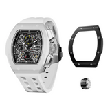 Tsar Bomba Atomic Collection White FKM Rubber Strap Men's Watch TB8214Q(1+1)C-01WH