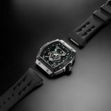 Tsar Bomba Automatic Black FKM Rubber Strap Men's Watch TB8216TF-01