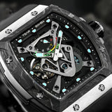 Tsar Bomba Automatic Black FKM Rubber Strap Men's Watch TB8216TF-01