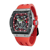 Tsar Bomba Automatic Red FKM Rubber Strap Men's Watch TB8216TF-02