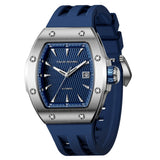 Tsar Bomba Atomic Collection Blue FKM Rubber Strap Men's Watch TB8218E(1+1)-01