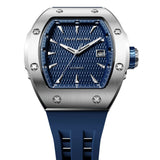 Tsar Bomba Atomic Collection Blue FKM Rubber Strap Men's Watch TB8218E(1+1)-01