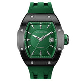 Tsar Bomba Atomic Collection Green FKM Rubber Strap Men's Watch TB8218E(1+1)-02