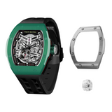 Tsar Bomba Atomic Collection Black FKM Rubber Strap Men's Watch TB8218(1+1)C-03GNBK