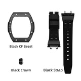 Tsar Bomba Atomic Collection White & Black FKM Rubber Strap Men's Watch TB8218(1+2)CF-01WH/BK