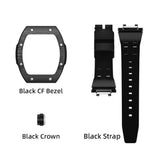 Tsar Bomba Atomic Collection Black & Blue FKM Rubber Strap Men's Watch TB8218(1+2)CF-03BK/BU